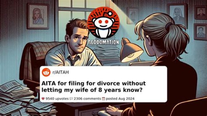 AITA for Filing for Divorce and Disowning