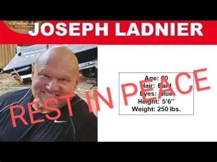 Joseph Ladnier Obituary: Missing Man Found Dead